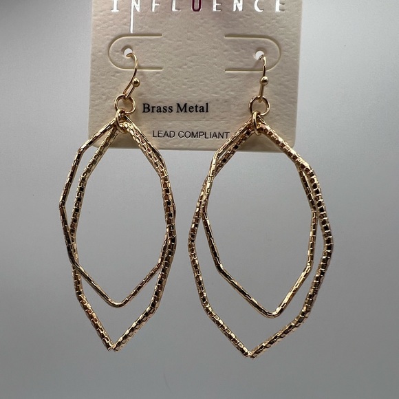 Influence Jewelry - 3/$38 Gold Tone Geometric NWT Earrings